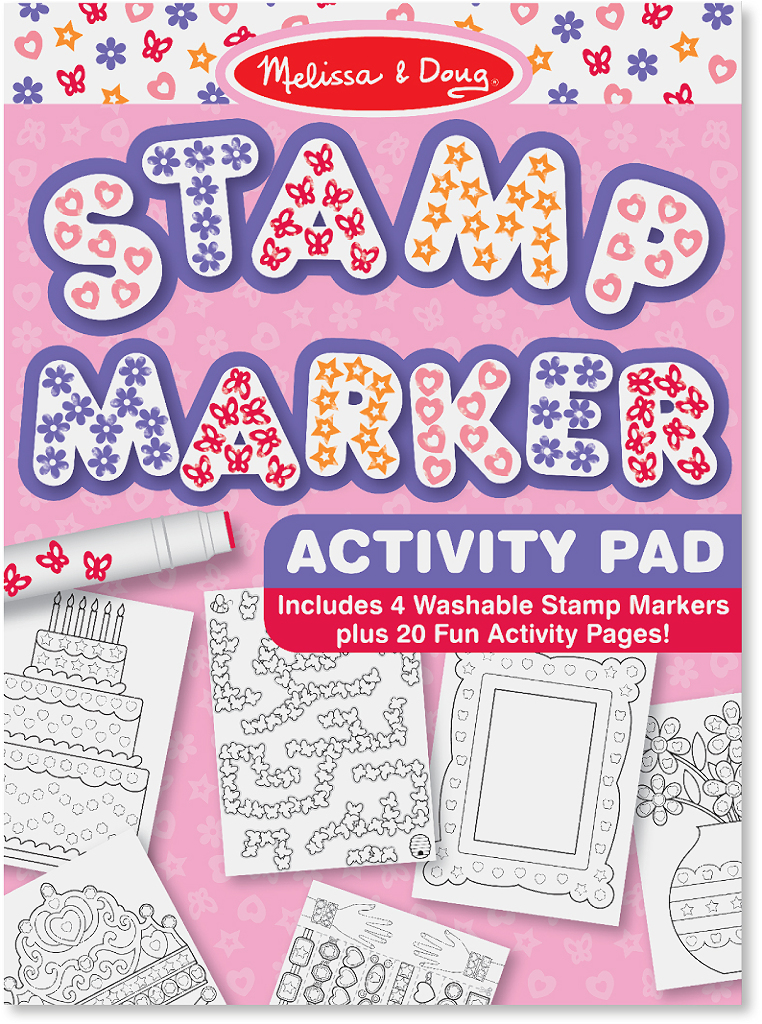 Wholesale Melissa & Doug Stamp Marker Activity Pad - Pink(24x.97)
