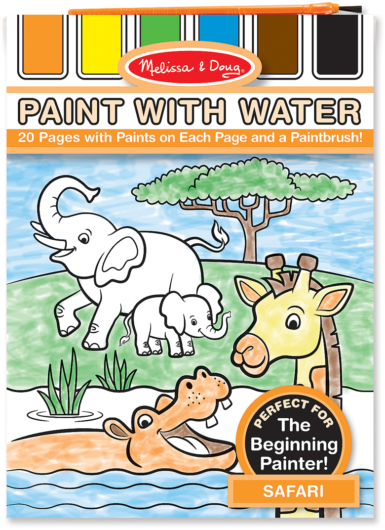 Wholesale Melissa & Doug Paint With Water - Safari(40x.97)