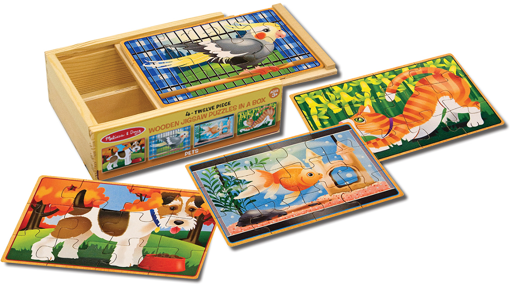 Wholesale Melissa Doug Pets Puzzles in a Box (SKU 538802