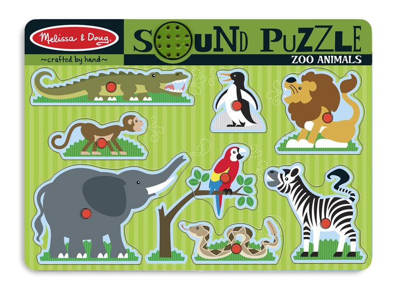 Wholesale Melissa & Doug Zoo Animals Sound Puzzle(12x.30)