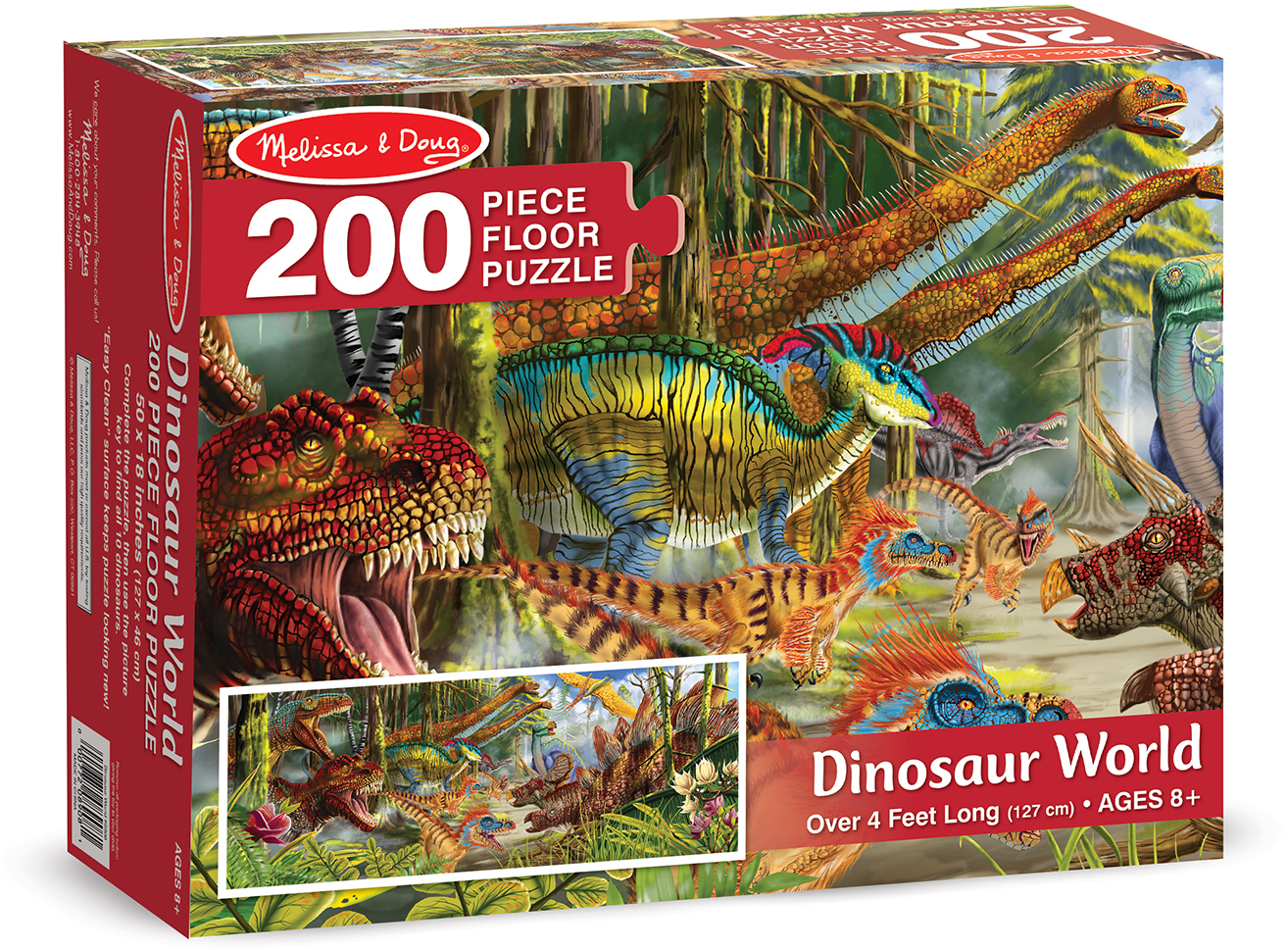 melissa and doug t rex floor puzzle