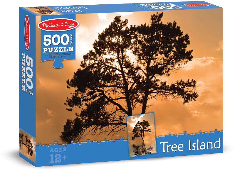 Melissa & Doug Tree Island Cardboard Jigsaw- 500 Piece(12x.94)