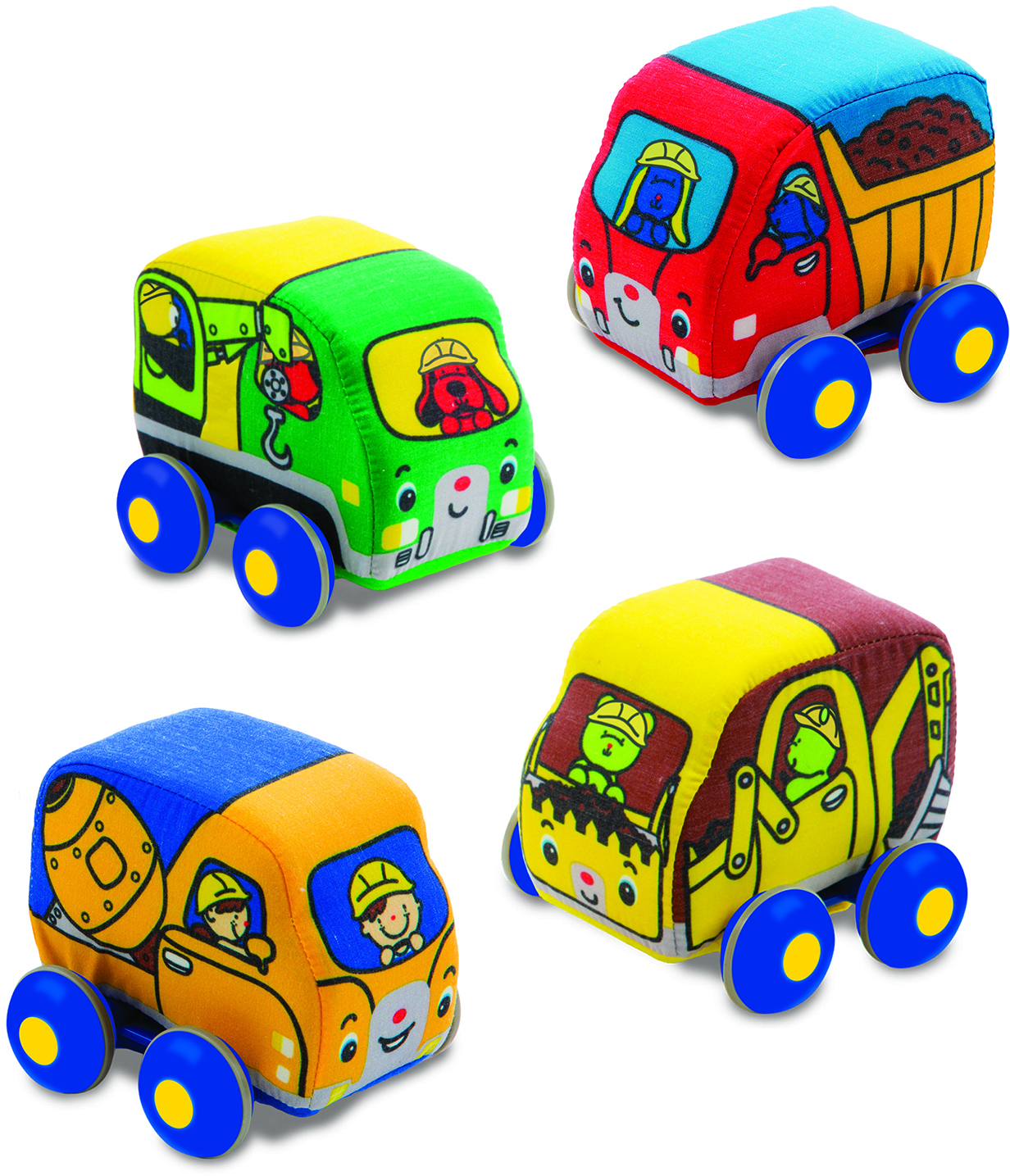 melissa & doug pull back town vehicles