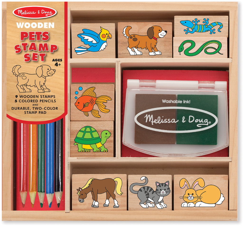 melissa and doug my first stamp set