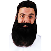 Mustache Beard Grey 8"