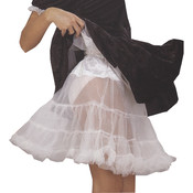 19" White Crinoline Plus Size