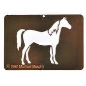 Stencil Horse Brass