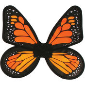 Wings Butterfly Satin Adult Yellow