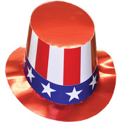 Uncle Sam Hat Cardboard 1Sz
