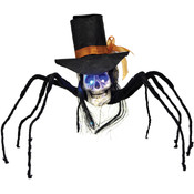 Skull Spider w/Top Hat 35"