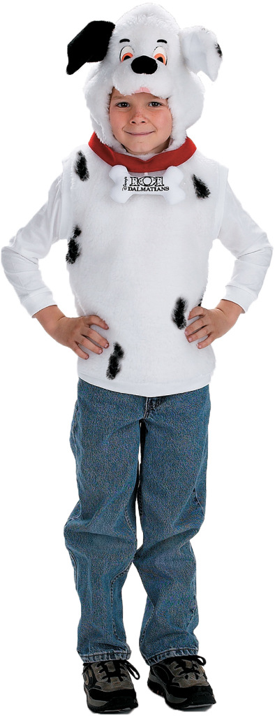 Toddler Boy's Costume:101 Dalmatians Vest 3T To 4T.
