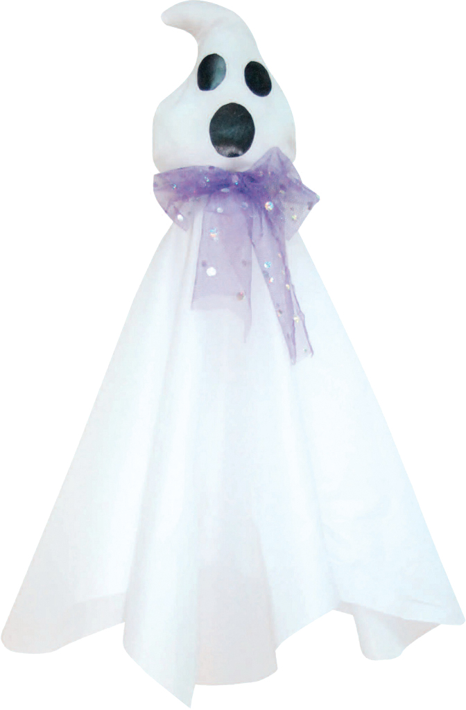 Wholesale Halloween Prop: Hanging Ghost With Purple Tie(4x.31)