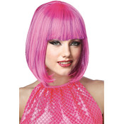 Wig Pink Shimmering Bob