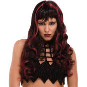 Wig Witch Craft Black/Burgundy