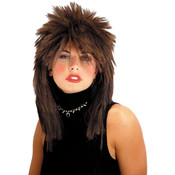Wig Spiked Top Brown