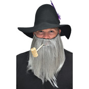 Full Beard And Mustache Grey
