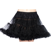 Black Tulle Layered Petticoat Plus Size