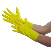 Yellow Household Latex gloves