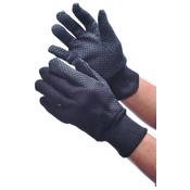 Men's Brown Jersey Gloves