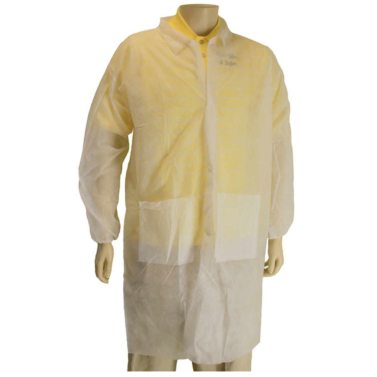 Wholesale Disposable White Lab Coats Large 0341