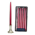 12" Hand Dipped Red Taper Candle