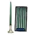 12" Hand Dipped Green Taper Candle