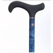 Adjustable Derby Blue Maple Tech Carbon Fiber Cane