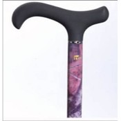 Adjustable Derby Red Maple Tech Carbon Fiber Cane