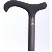 Adjustable Derby  Black Grey Carbon Fiber cane