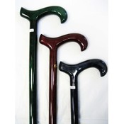Adjustable Derby Red Burl Wood Carbon Fiber Cane