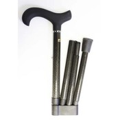 Foldable Black Tripe Wound Carbon Fiber Cane