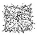 Afton's Circle Square CZ Brooch