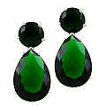 Angelina Jolie's Earrings-Rhodium Plated-Silver
