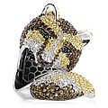 Marilee's Fox Cocktail Ring - Silver Tone