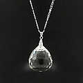 Karen's CZ Diamond Pendant Necklace - Large