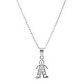 Grace's Boy Necklace ? Silver - Final Sale