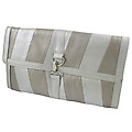 Brianna's Two Tone Clutch Purse-Silver: Final Sale