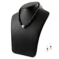 Dalyn's Blue Crystal&Whiteshell Pearlitem-18"