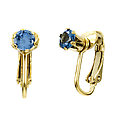 Deena's Earrings- March Birthstone Faux Aquamarine