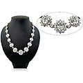Wedding Jewelry-Irelyn'sFancy FauxDiamond Necklace