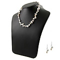 Jarde's Freshwater Pearl &amp; Crystal JewelrySet -18"