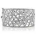 Kalyca's Geometric CZ Cuff Bracelet