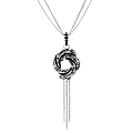 Bond Girl Algerian Love Knot Necklace W/Back Large