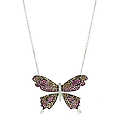 Li's Fancy Butterfly Necklace (18" Chain)