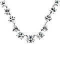 Bridal Necklace: Luciana's Multi-Cut CZ Necklace