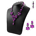 Macie's Fancy Faux Amethyst Jewelry Set