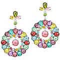 Rainbow's Rhinestone Chandelier Earrings