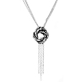 Bond Girl Algerian LoveKnot Necklace W/Back Small