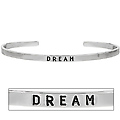 Stackable Sterling Silver Friendshipbracelet-Dream