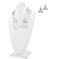 Teale's Layered Clover 42" Necklace &amp; Earrings Set